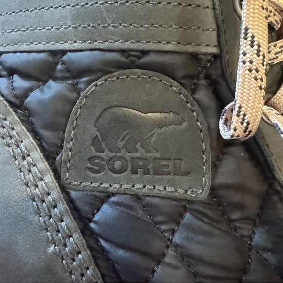 Sorel Women's Black and Army Green Lace-Up Boots - Picture 11 of 11